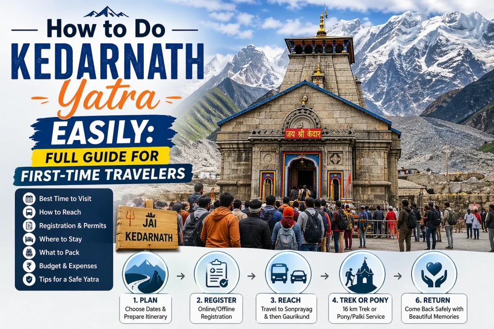 How to Do Kedarnath Yatra Easily: Full Guide for First-Time Travelers