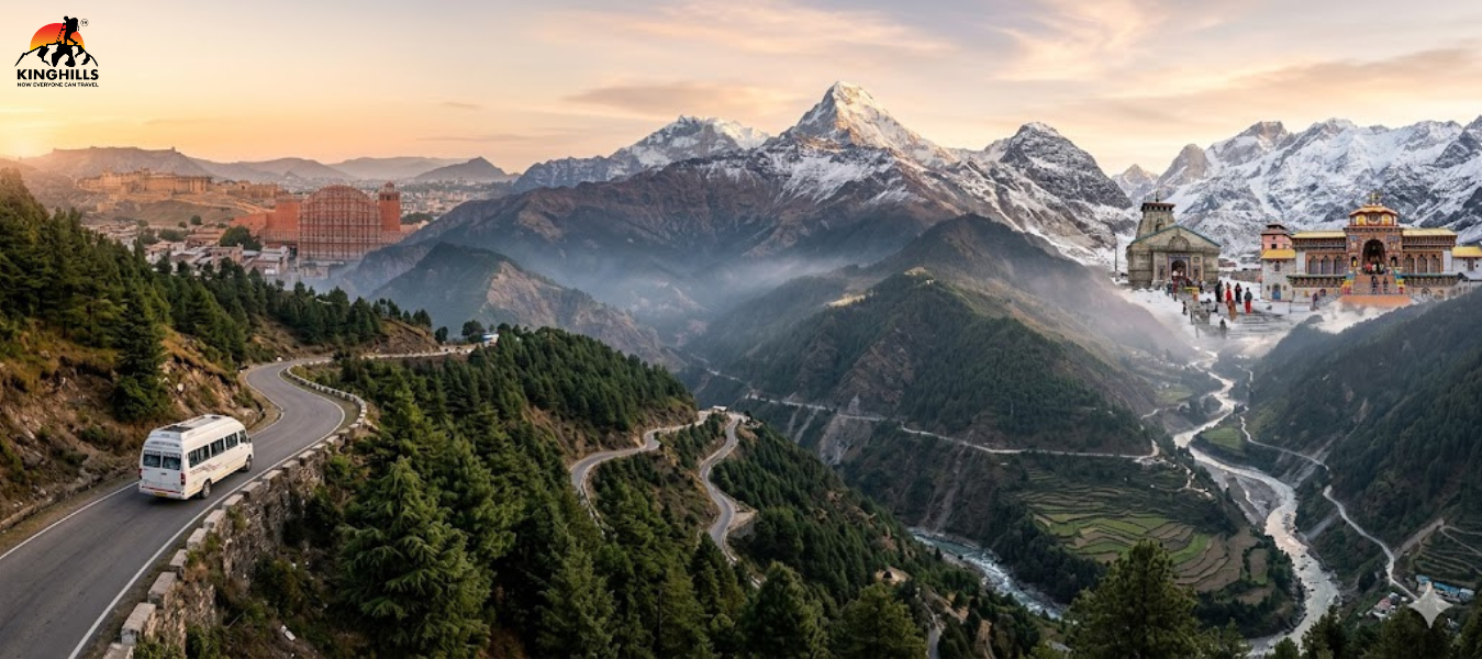 Do Dham Yatra Package with Tungnath Chopta From Jaipur