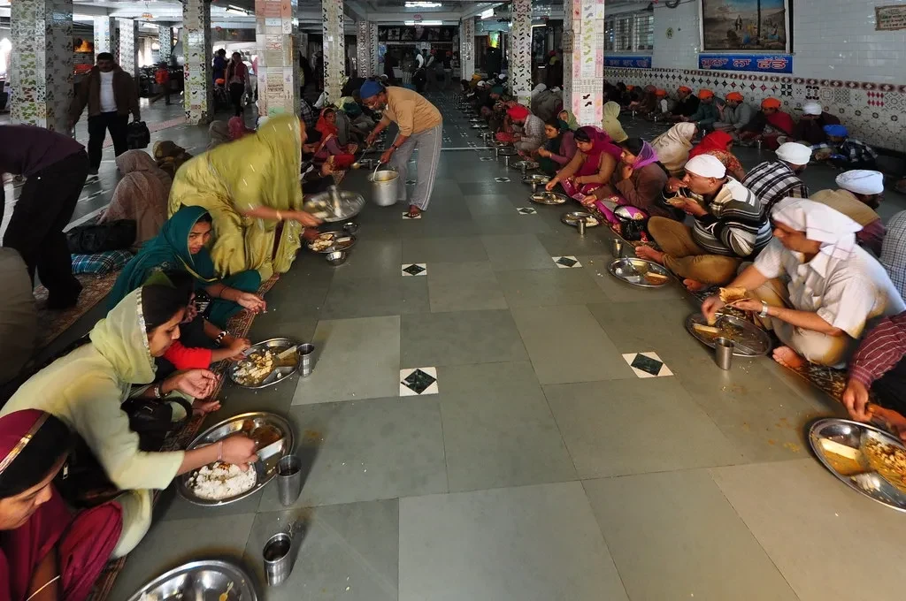 Langar at Manikaran Sahib