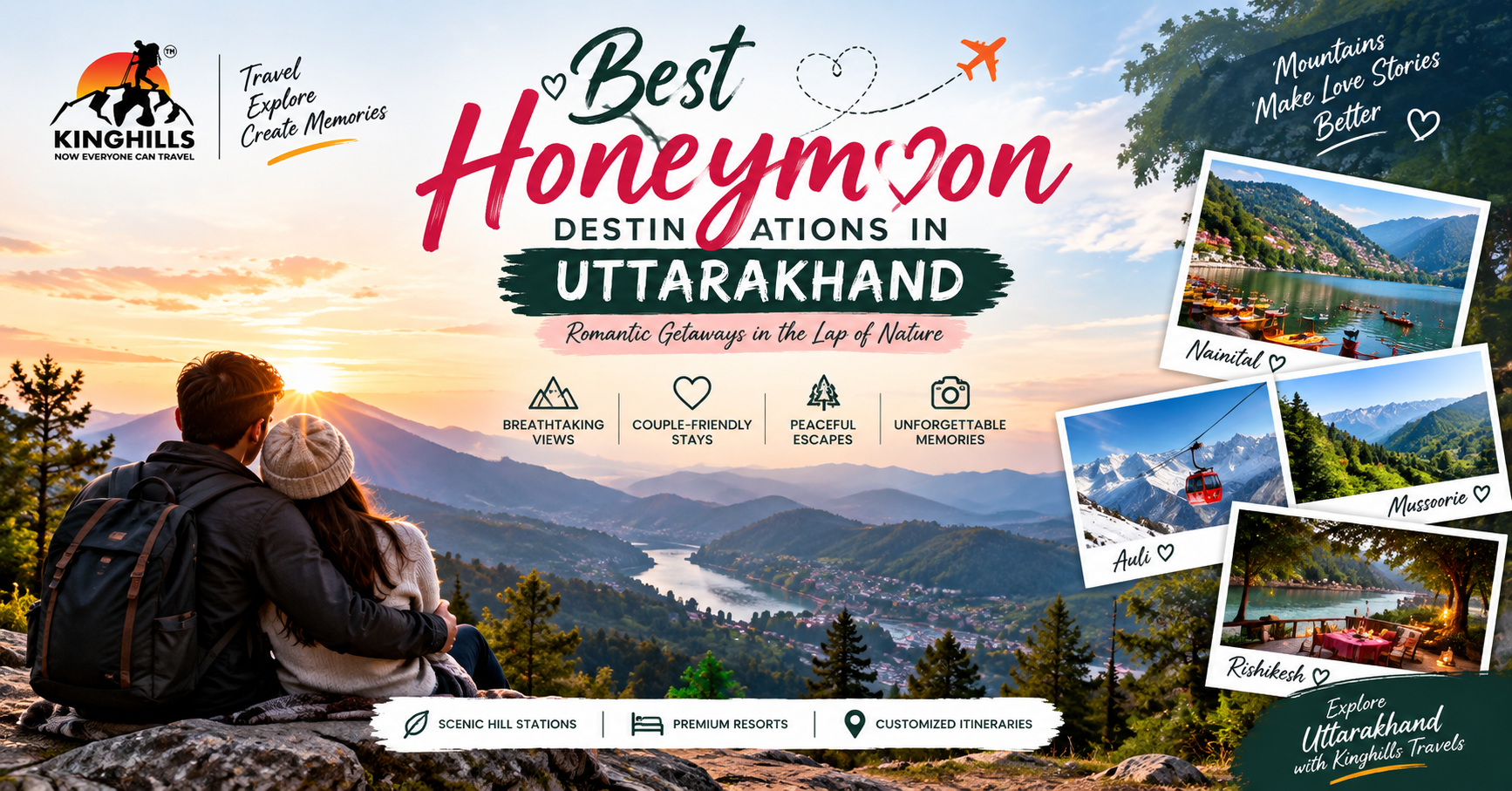 Best Honeymoon Destinations in Uttarakhand