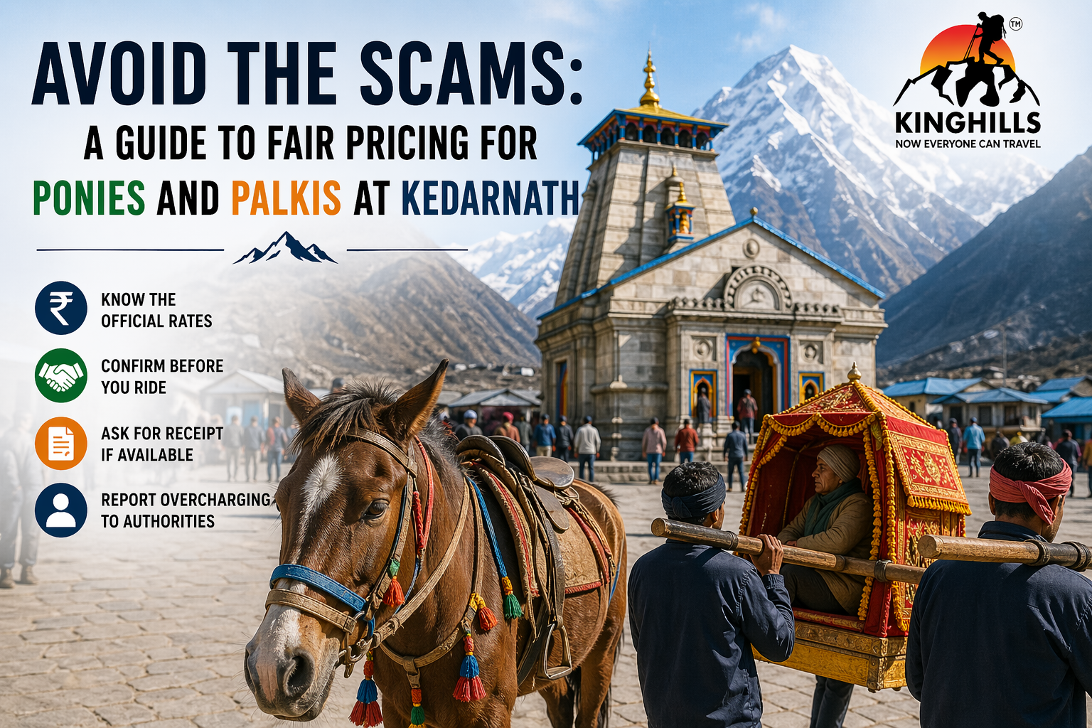 Avoid the Scams: A Guide to Fair Pricing for Ponies and Palkis at Kedarnath