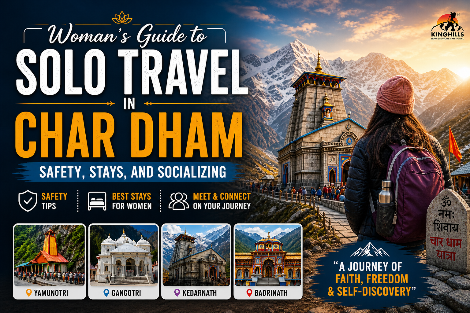 Woman’s Guide to Solo Travel in the Char Dham: Safety, Stays, and Socializing