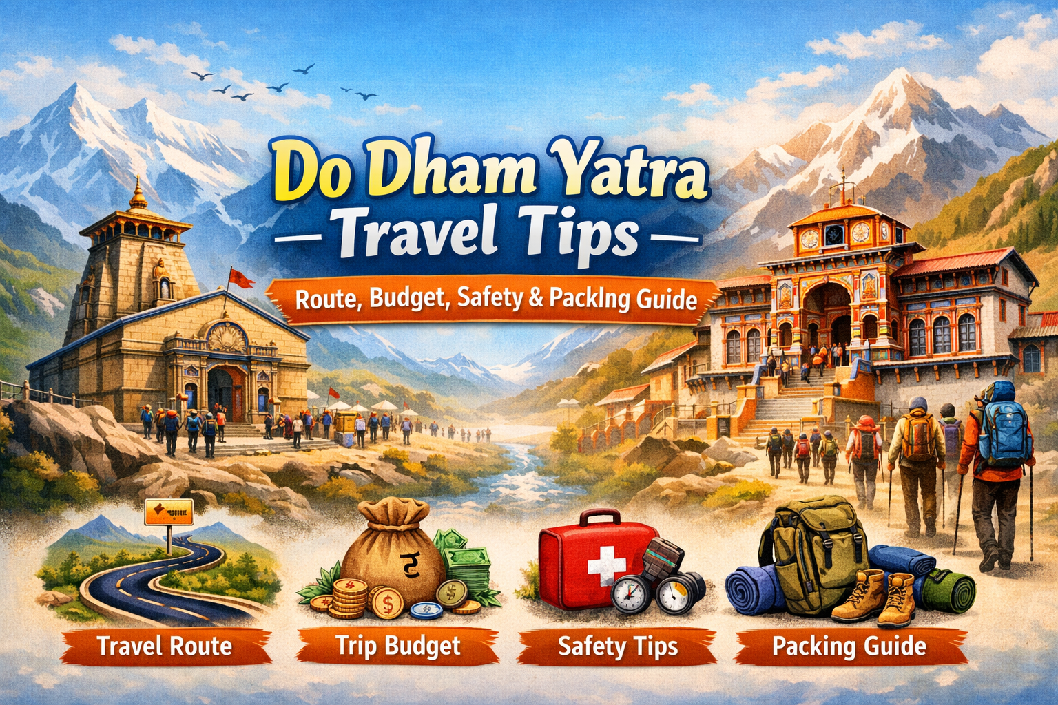Do Dham Yatra Travel Tips – Route, Budget, Safety & Packing Guide