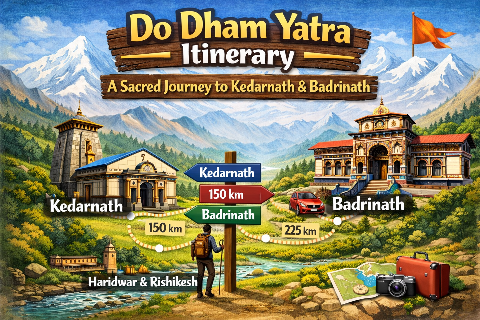 Do Dham Yatra Itinerary: A Sacred Journey to Kedarnath & Badrinath