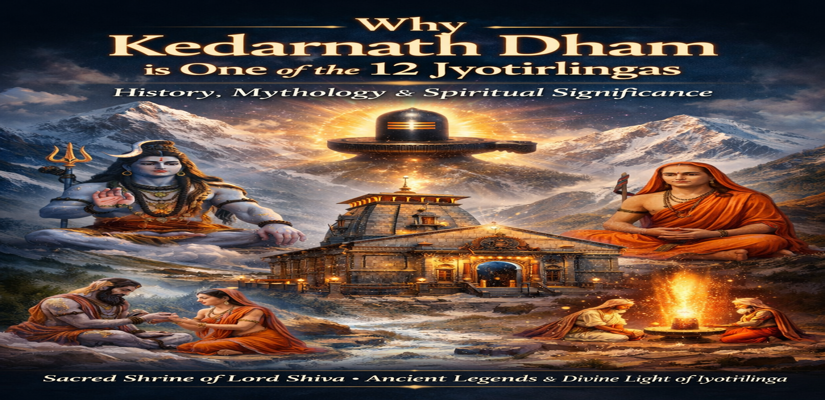 Why Kedarnath Dham is One of the 12 Jyotirlingas: History, Mythology & Spiritual Significance