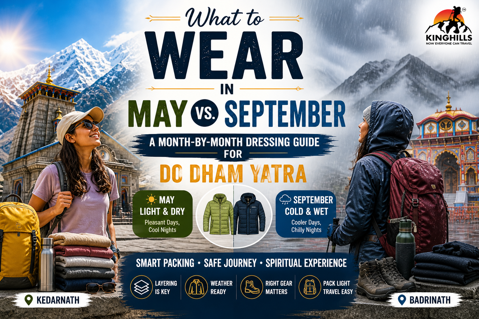 What to Wear in May vs. September: A Month-by-Month Dressing Guide for Do Dham Yatra