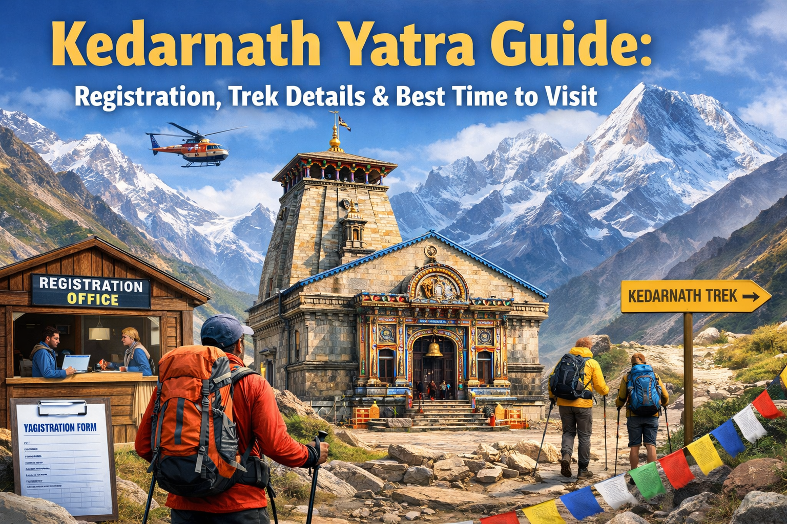 Kedarnath Yatra Guide: Registration, Trek Details & Best Time to Visit