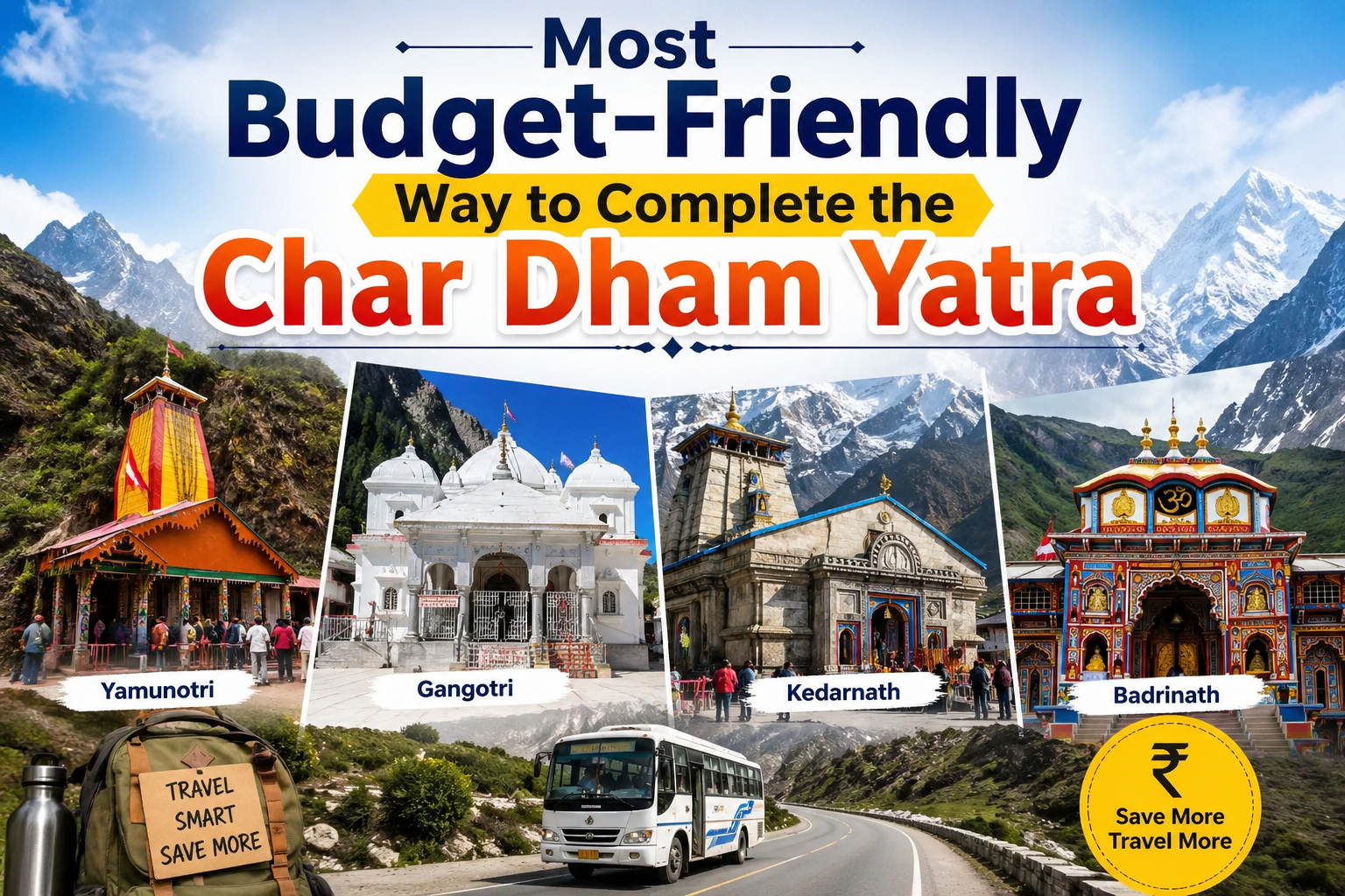 Most Budget-Friendly Way to Complete the Char Dham Yatra